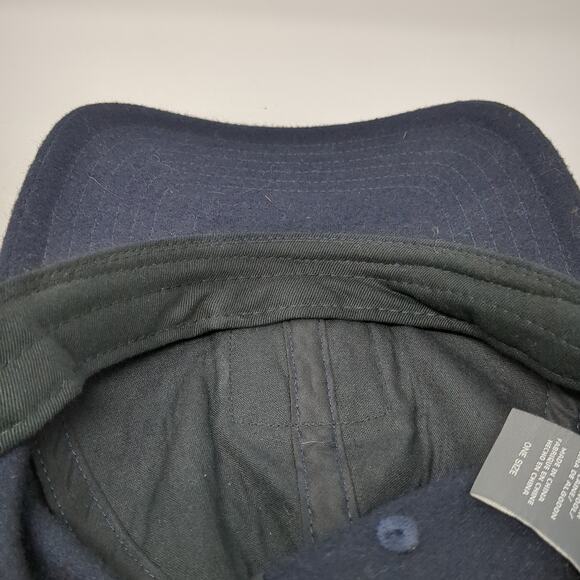 Yellowstone Eddie Bauer Slideback Baseball Cap Blue One Size Adjustable 6 Panel - Picture 8 of 9